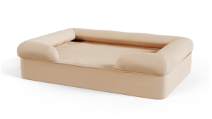 Traagschuim Bolster hondenmand - Large - Natuurlijk beige