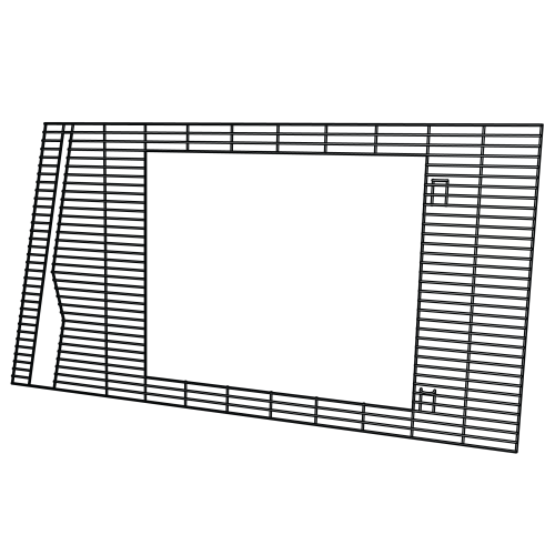 Chassis achterpaneel links (114.0098)