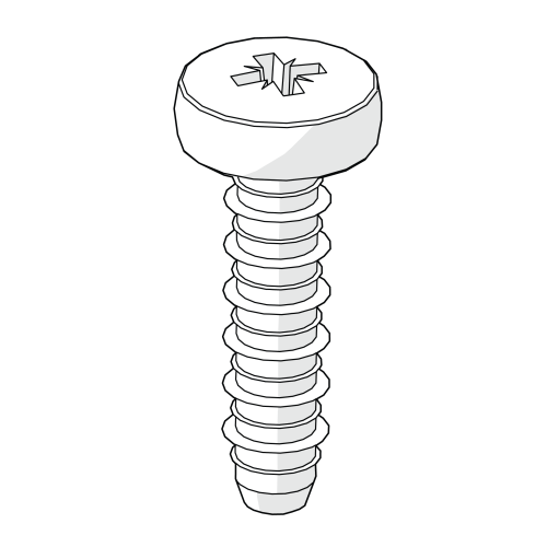 Zelftappende hilo plastite schroef 4,8 x 18mm (800.0062)