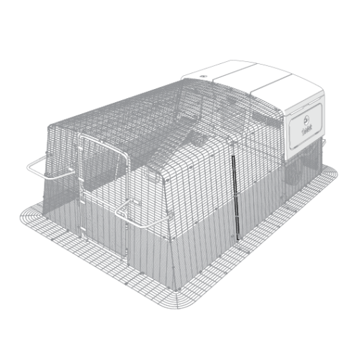 Eglu Cube mk2 & pro uitbreiding stokzijde (064.1076) Eglu 